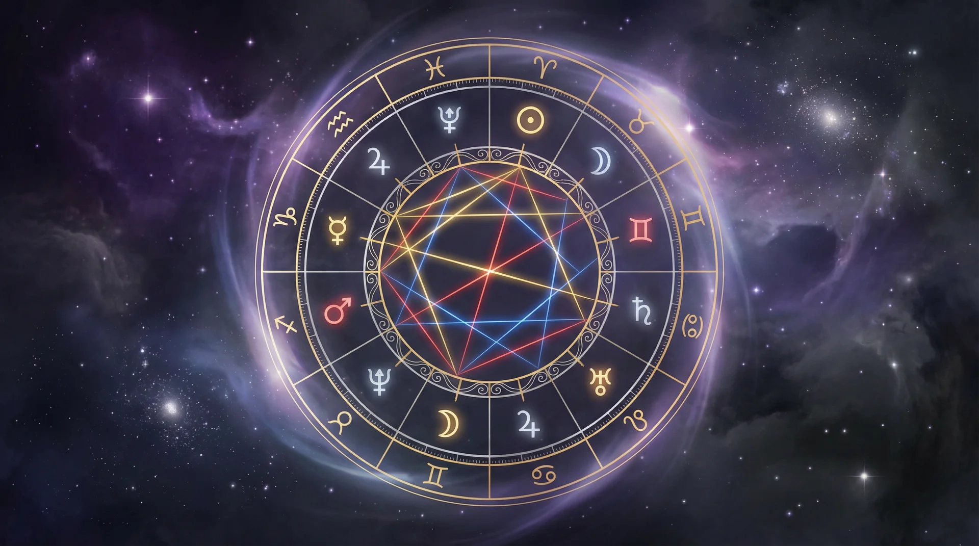 星盘背景 - 每日吃瓜 | 个人星盘定制